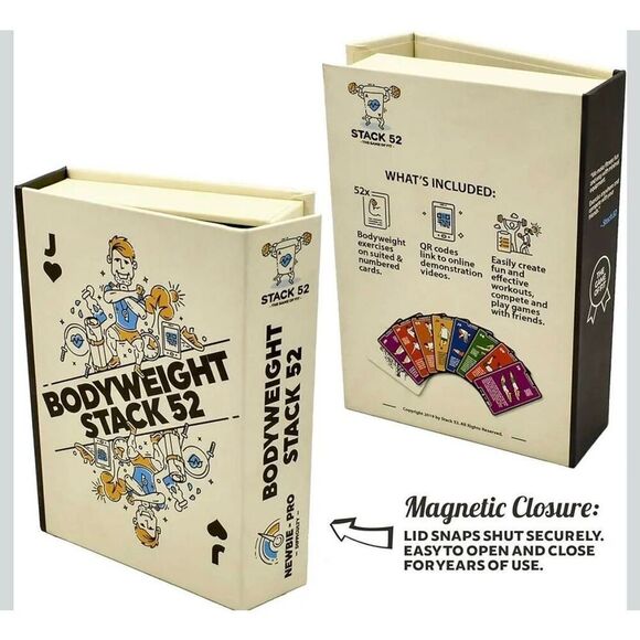 Bodyweight Exercise Cards: Workout Playing Card Game. Designed by a Military Fit - Picture 1 of 14